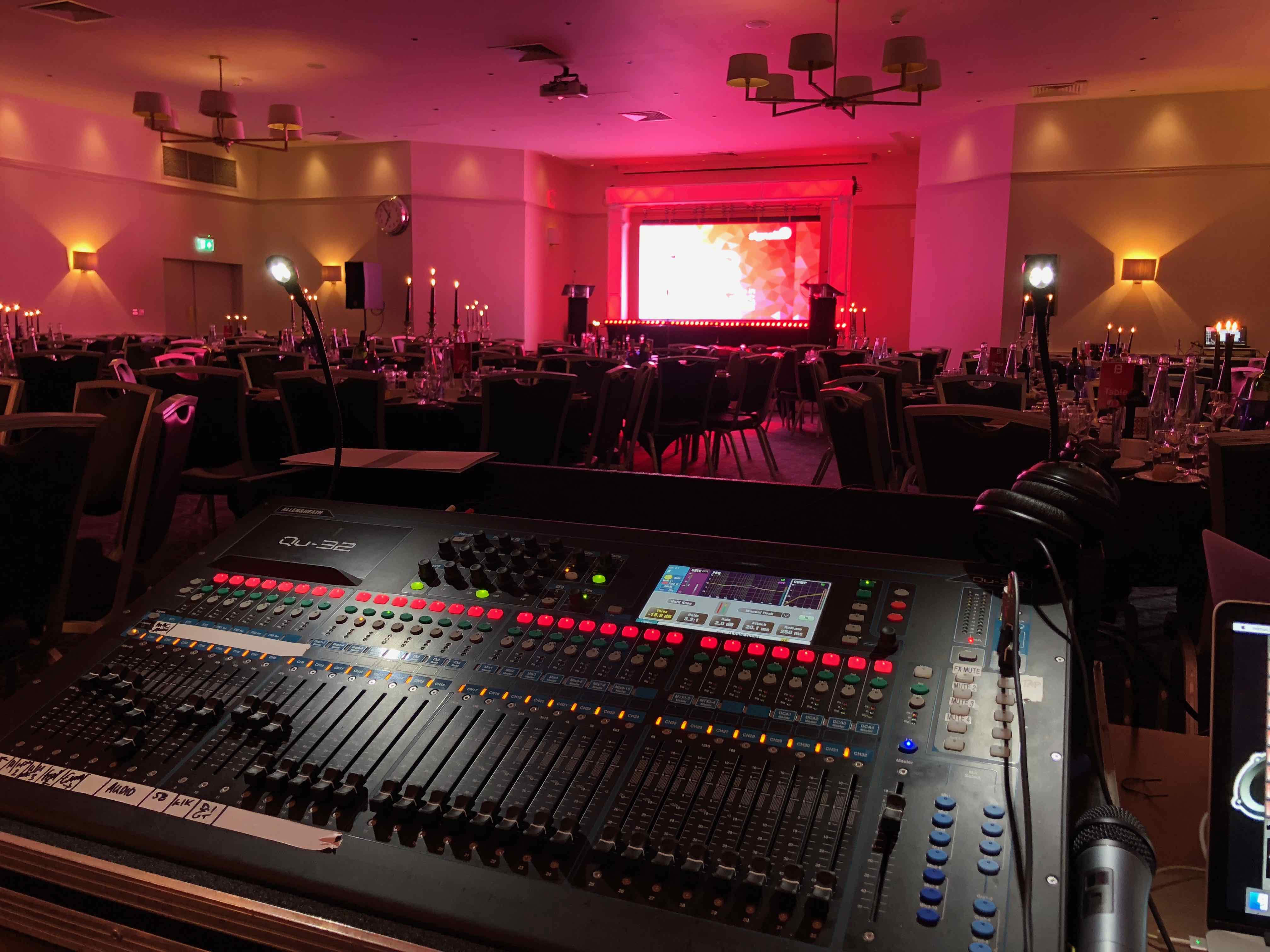 LED video panel hire from Stage Men. LED wall rental