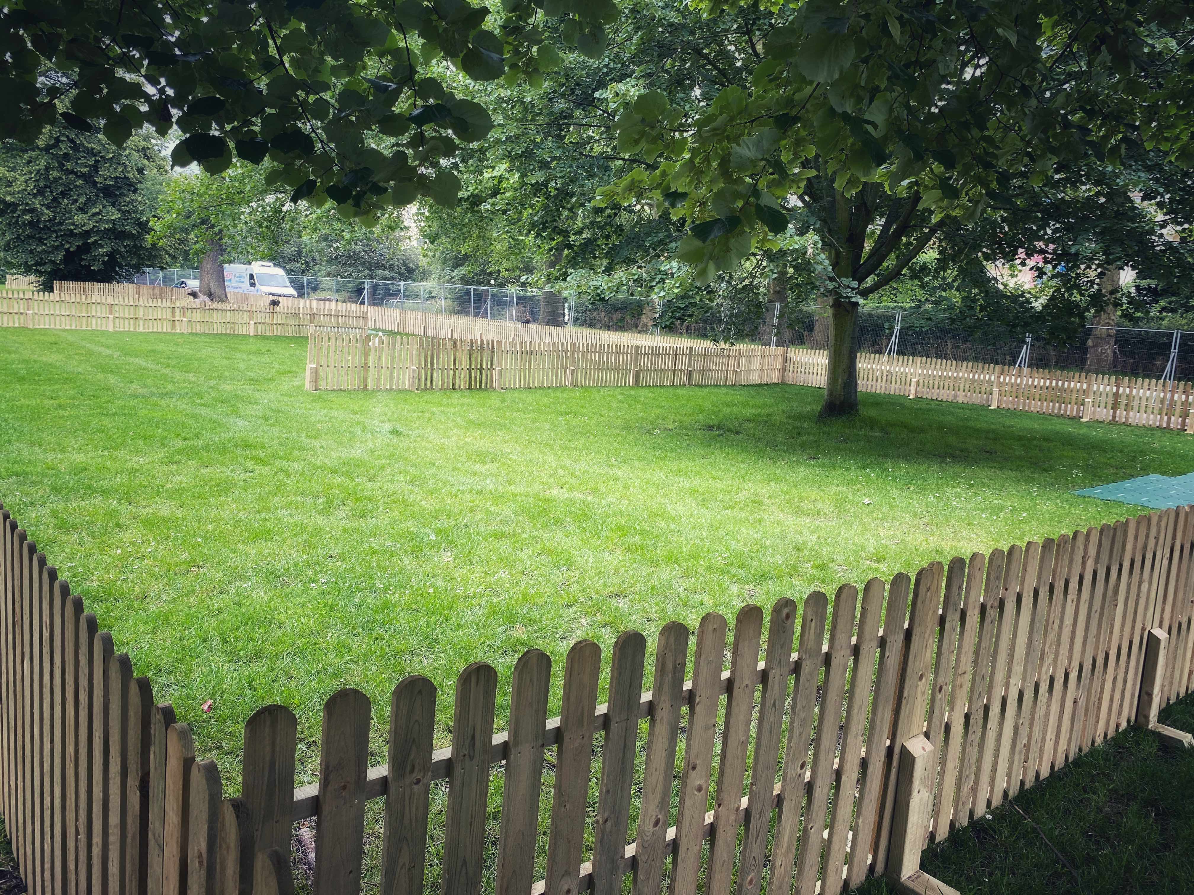 chelsea christmas , picket fencing hire , natural fence hire , rustic barrier hire ,