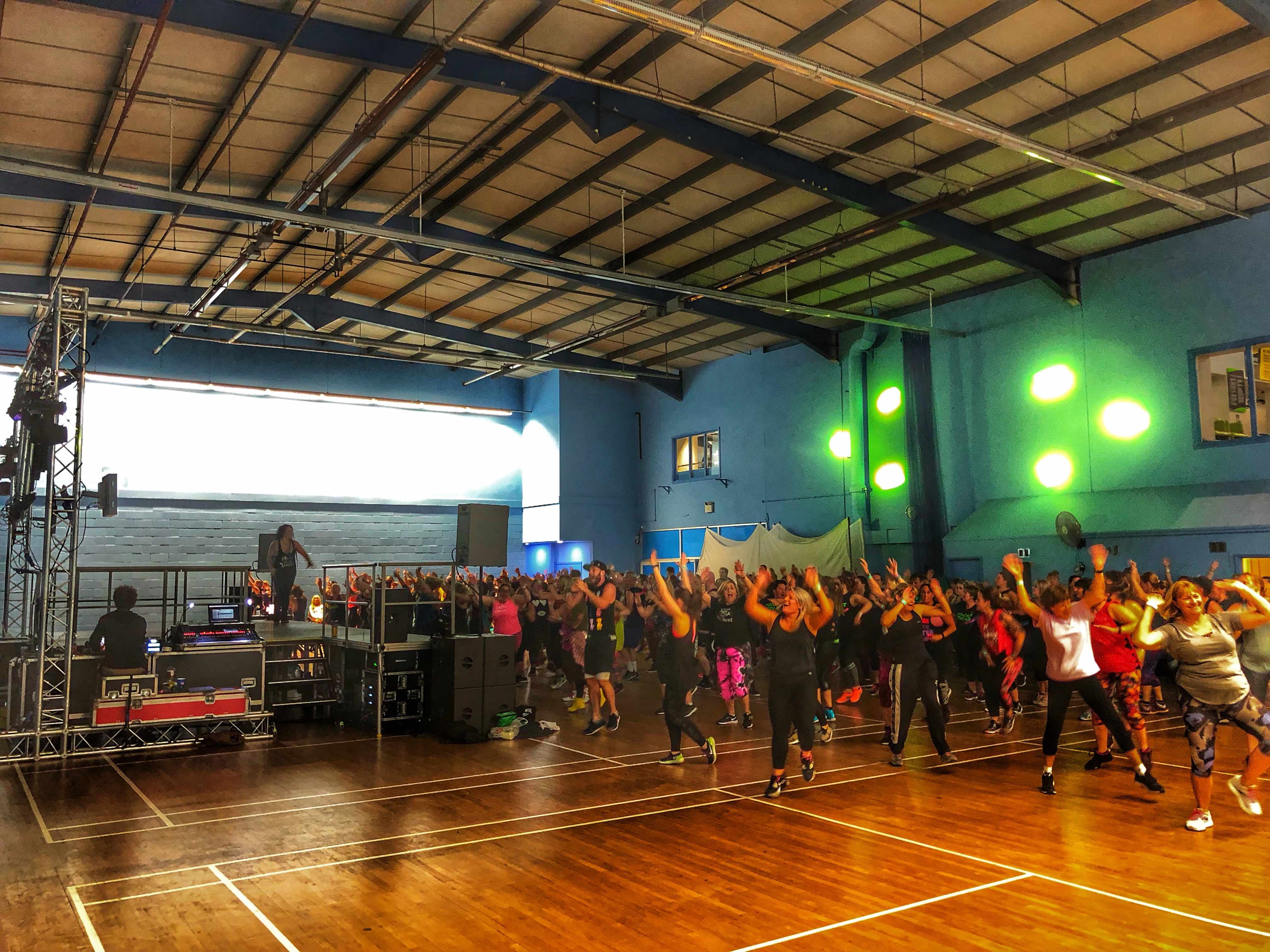 Ribby Hall fitness 2019 stage hire