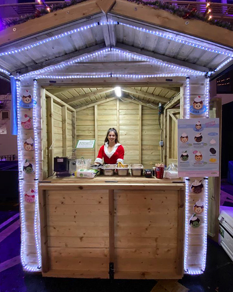 wooden chalet hire , wooden shed hire , chalet rental , christmas market chalet , market shed for hire , hire a market shed , food festival chalet hire , oxford street , selfridges christmas market ,